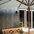 black oxid light orsjo two enlighten on a barn wall patio lighting