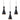 1950s Black Metal Diabolo Pendant Lamp Attributed to Stilnovo Two Enlighten 