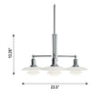 PH 2/1 stem fitting chandelier Poul Henningsen Louis Poulsen dimensions