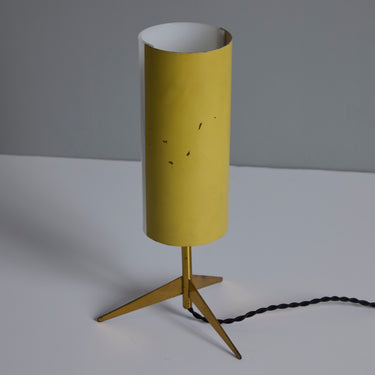 V3399 1950s Brass & Perspex Tripod Table Lamp by Stilux Milano Two Enlighten 18.jpg