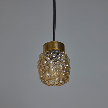 V3405 1960s Helena Tynell Amber Bubble Glass Pendant Lamp for Limburg Two Enlighten 13.jpg