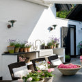 Poul Henningsen 'PH 3-2½' Outdoor Wall Lamp for Louis Poulsen Two Enlighten outdoor lifestyle