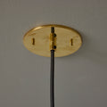 V3392 1960s Sculptural Brass Pendant Lamp by Armatur Hantverk Tibro, Sweden Two Enlighten 