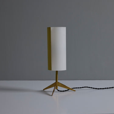 V3399 1950s Brass & Perspex Tripod Table Lamp by Stilux Milano Two Enlighten 7.jpg