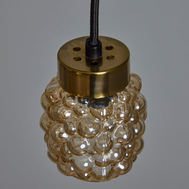 V3405 1960s Helena Tynell Amber Bubble Glass Pendant Lamp for Limburg Two Enlighten 7.jpg