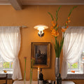 Poul Henningsen 'PH 3-2' Opal Glass and Chrome Wall Lamp for Louis Poulsen two enlighten lit lifestyle 