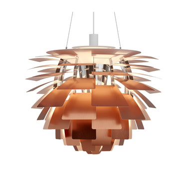 Poul Henningsen 'PH Artichoke' Pendant Light for Louis Poulsen two enlighten packshot copper 