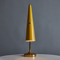 two enlighten stilux yellow conical table lamp 11.jpg