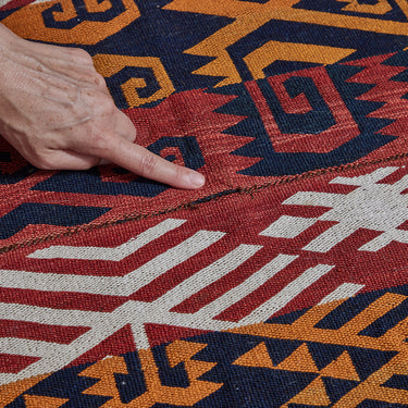 Moroccan Berber Flat Weave Geometric Rug Two Enlighten 12.jpg