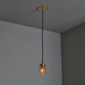 V3405 1960s Helena Tynell Amber Bubble Glass Pendant Lamp for Limburg Two Enlighten 9.jpg