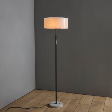 V3418 Rare 1950s Stilux Milano Floor Lamp In The Manner of Tito Agnoli Two Enlighten 9.jpg