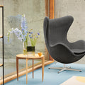 FH_Egg_3316_Re-wool_0198_KAISER idell_6718-W_Matt Black_Rug_Balance_Tray Table_Oak_Moon Ey