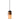 V3411 1950s Stilnovo Glass & Brass Cylindrical Pendant with Original Yellow Label Two Enli