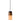 V3411 1950s Stilnovo Glass & Brass Cylindrical Pendant with Original Yellow Label Two Enli