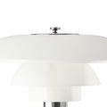 Poul Henningsen 'PH 3-2' Opal Glass and Chrome Wall Lamp for Louis Poulsen two enlighten shade detail 