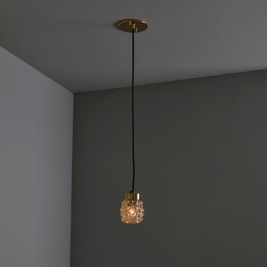 V3405 1960s Helena Tynell Amber Bubble Glass Pendant Lamp for Limburg Two Enlighten 2.jpg