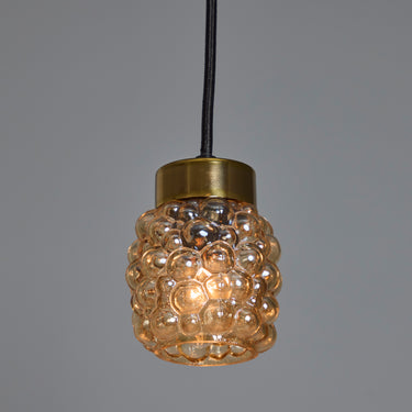 V3405 1960s Helena Tynell Amber Bubble Glass Pendant Lamp for Limburg Two Enlighten 10.jpg
