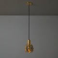 V3392 1960s Sculptural Brass Pendant Lamp by Armatur Hantverk Tibro, Sweden Two Enlighten 