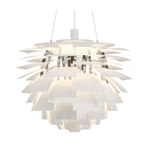 Poul Henningsen 'PH Artichoke' Pendant Light for Louis Poulsen two enlighten packshot white chrome 