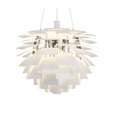 Poul Henningsen 'PH Artichoke' Pendant Light for Louis Poulsen two enlighten packshot white chrome 