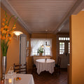 Poul Henningsen 'PH 3-2' Opal Glass and Chrome Wall Lamp for Louis Poulsen two enlighten lit lifestyle dining room 