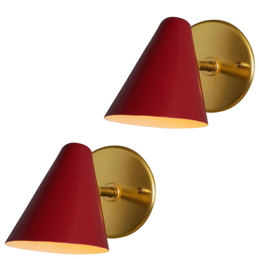 V3397 1950s Sconces by Gino Sarfatti for Arteluce Two Enligthen 1.jpg