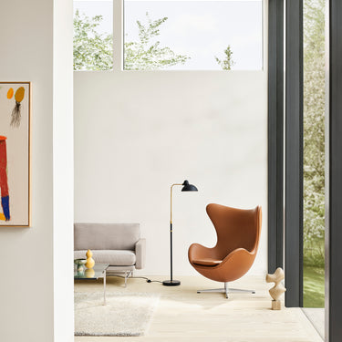 FH_KAISER idell_6580-F_Matt black_Brass_Egg_3316_Lissoni Sofa_PK65_1FH_KAISER idell_6580-F