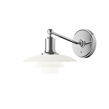 PH 2/1 wall light chrome louis poulsen poul henningsen two enlighten packshot hero 