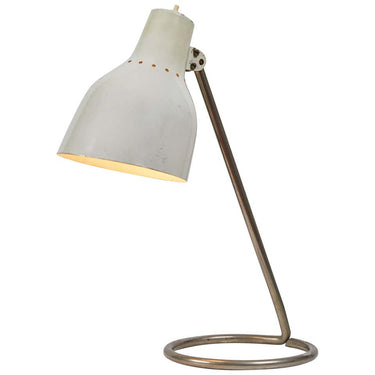 1960s BAG Turgi White Table Lamp two enlighten 