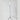 Floor lamp with a white shade and black base on a light gray background