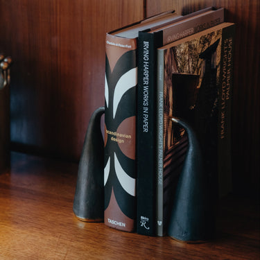 4102 bookends with design books