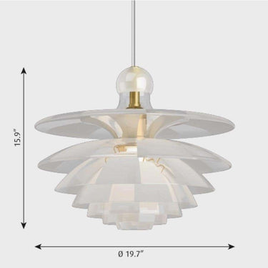 Poul Henningsen 'PH Septima' Pendant for Louis Poulsen two enlighten dimensions