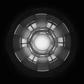 Poul Henningsen 'PH Septima' Pendant for Louis Poulsen two enlighten below view detail 