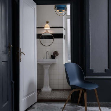 BeetleDiningChairUnupholsteredWoodBase_RandaccioWallMirror_BL7WallLamp_Multi_LitePendant_l