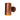 Copper wall sconce on a white background
