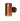 Copper wall sconce on a white background