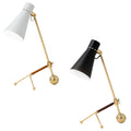 Tapio Wirkkala Table Lamp in black white and brass