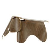 eames Wooden elephant-shaped object on a white background