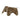 eames Wooden elephant-shaped object on a white background