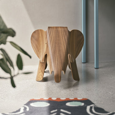 Walnut Plywood Eames Elephant Sculpture by Charles & Ray Eames for Vitra