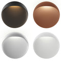 round steel and aluminum red, black, grey or white outdoor or indoor flindt wall light from louis poulsen