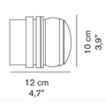 fresnel wall light dimensions drawing