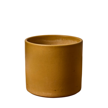 1970s Gainey Mustard Ceramic Planter at Two Enlighten