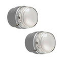 gray fresnel outdoor light oluce two enlighten