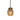 1960s Helena Tynell Amber Bubble Glass Pendant Lamp for Limburg