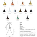 Tratten Indoor Pendant Spec Sheet image