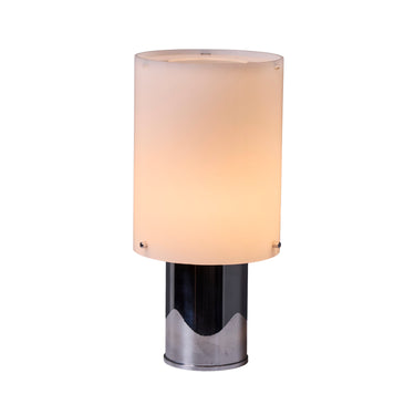 1960s Hans-Agne Jakobsson Opaline Perspex and Chrome Table Lamp for Markaryd