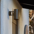 Hans-Agne Jakobsson Painted Metal  'Rulle' Outdoor Sconce for Orsjo Painted Brown outdoor profile sunny porch light