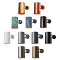 Large jakobsson rulle Cylindrical Outdoor or Indoor Wall Lights in metal and paint
