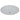 Round white ceiling light fixture on a white background